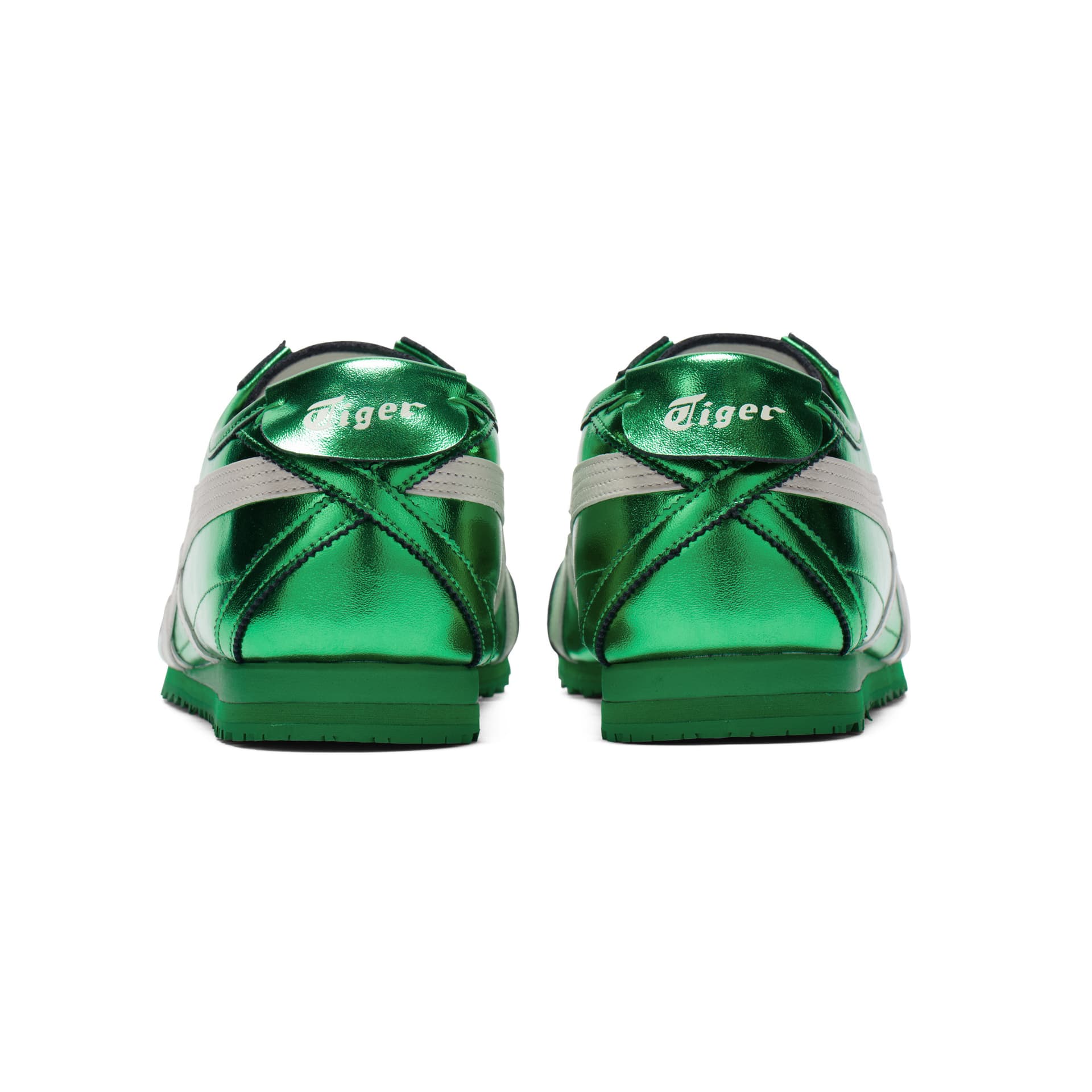 Кроссовки Onitsuka Tiger MEXICO 66 Повседневная обувь Низкий Топ Зеленый Унисекс - изображение 6