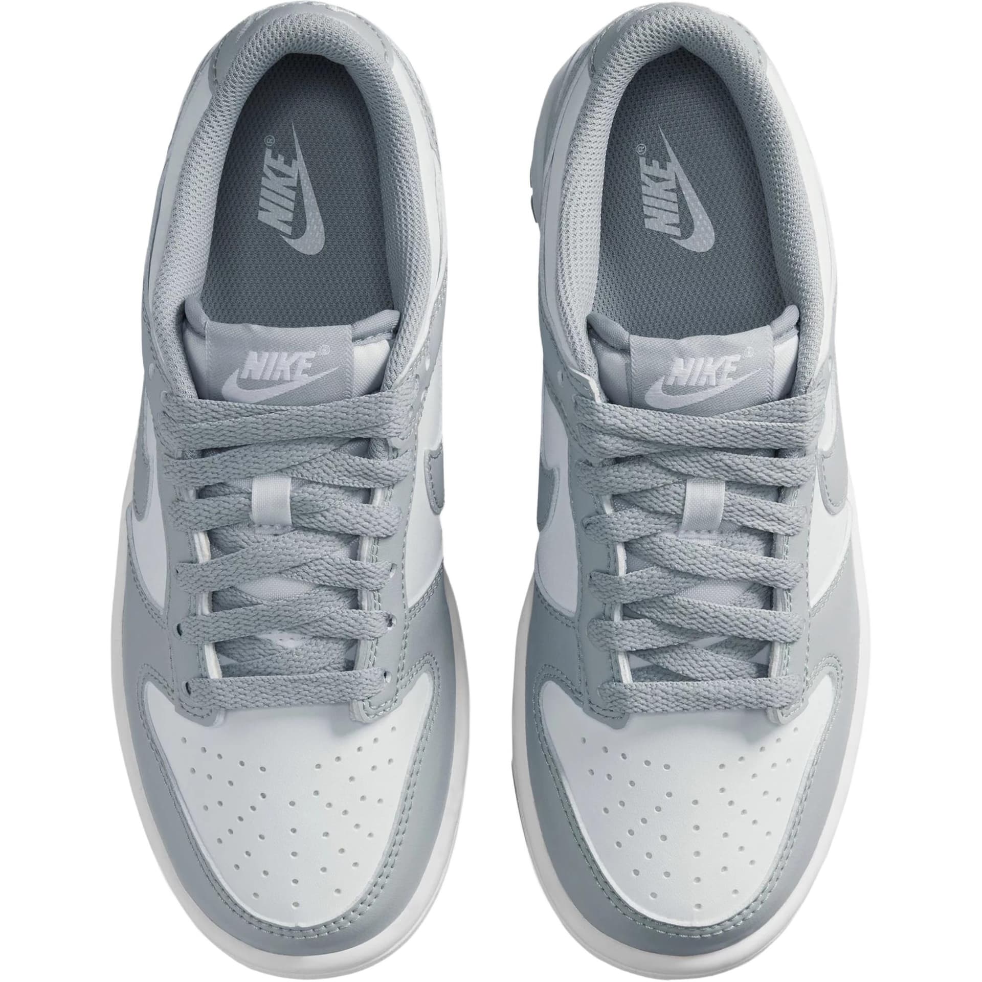 Кроссовки Nike Dunk Low Top Скейтборд Кроссовки Серые Детские - изображение 3