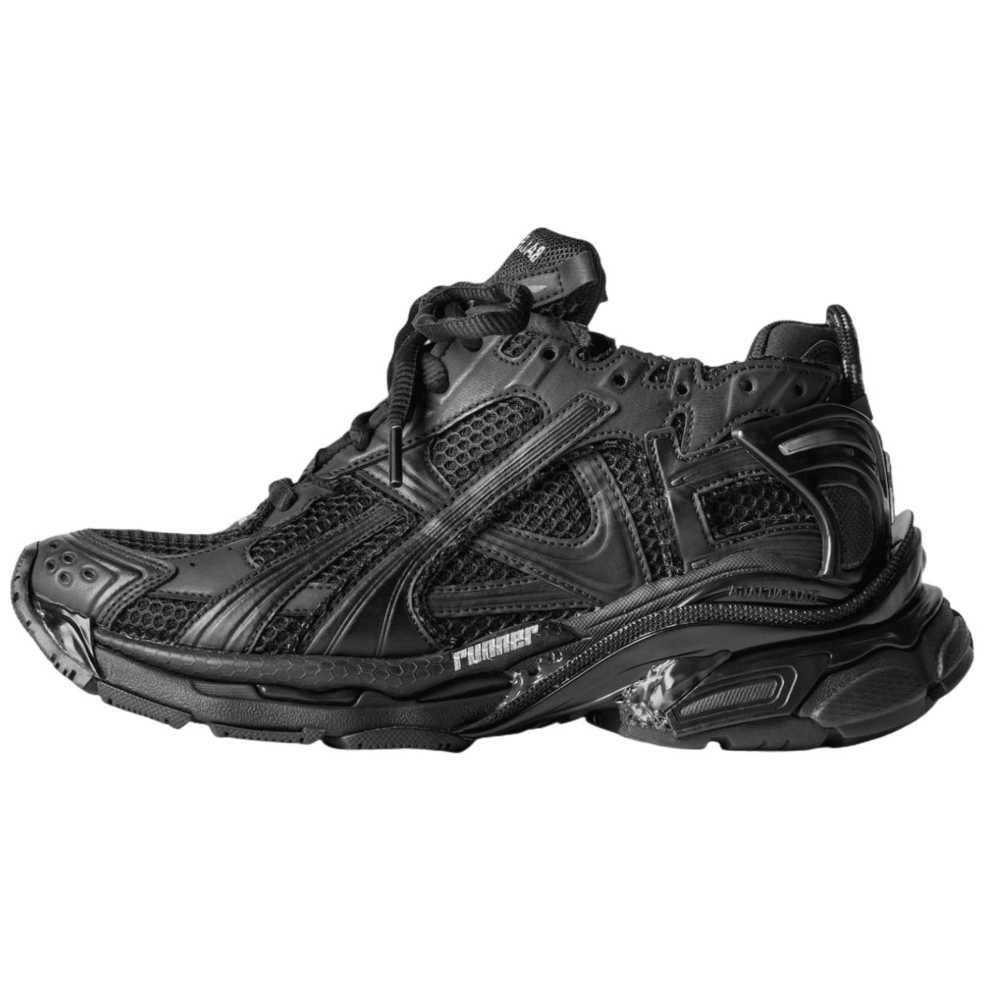 Кроссовки Balenciaga Runner Low Топ Толстая подошва Кроссовки Женские Черные - изображение 1