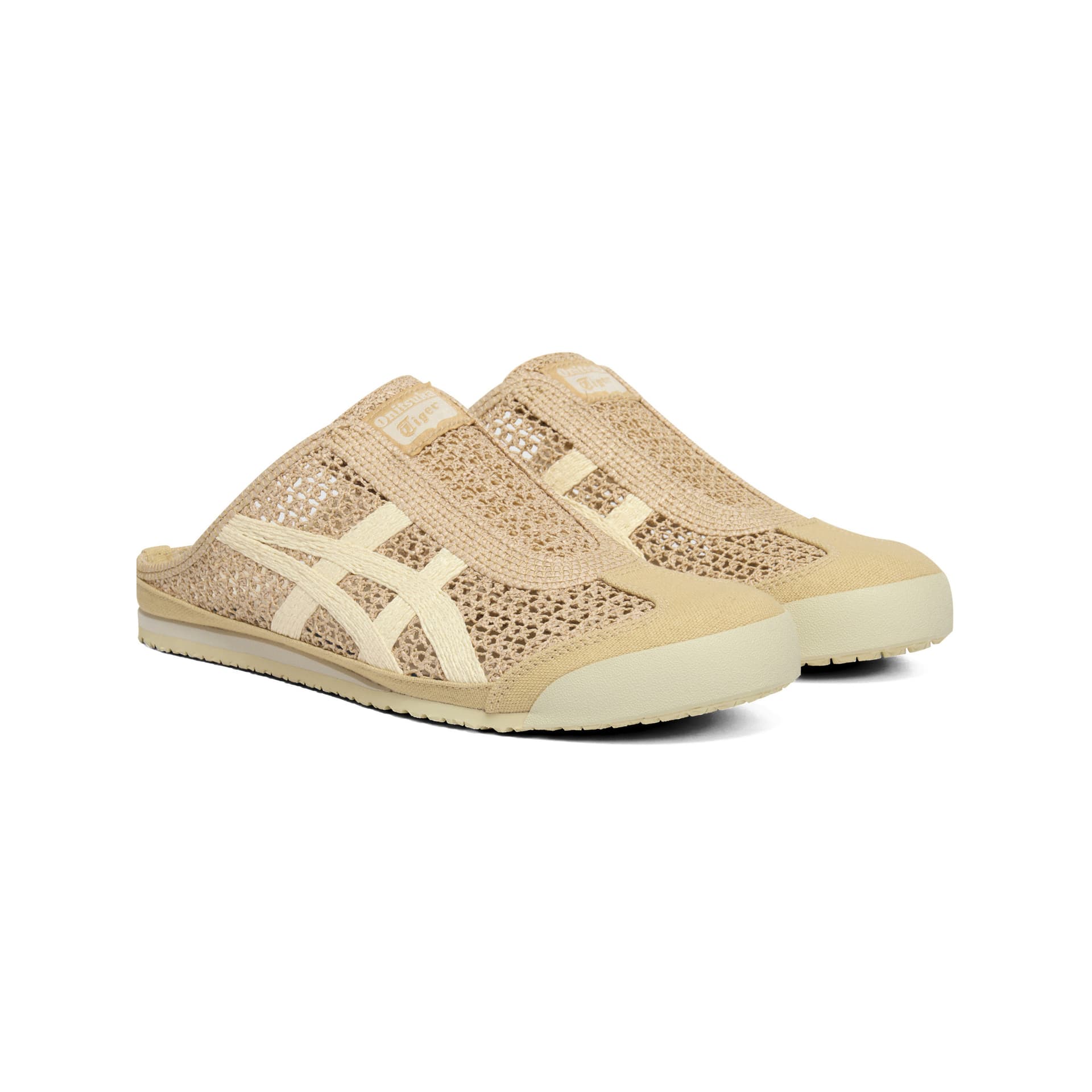 Сандалии Onitsuka Tiger MEXICO 66 Без специальных функций Домашние тапочки Унисекс Экрю - изображение 3
