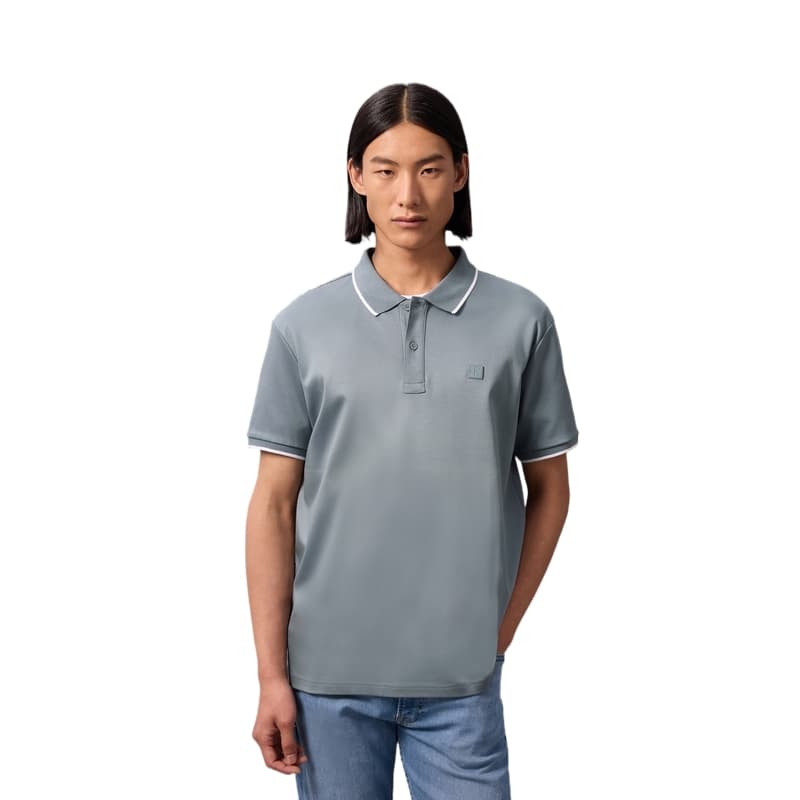 Поло Calvin Klein PN6 Cloud TRACE Gray Men's Polo - изображение 3