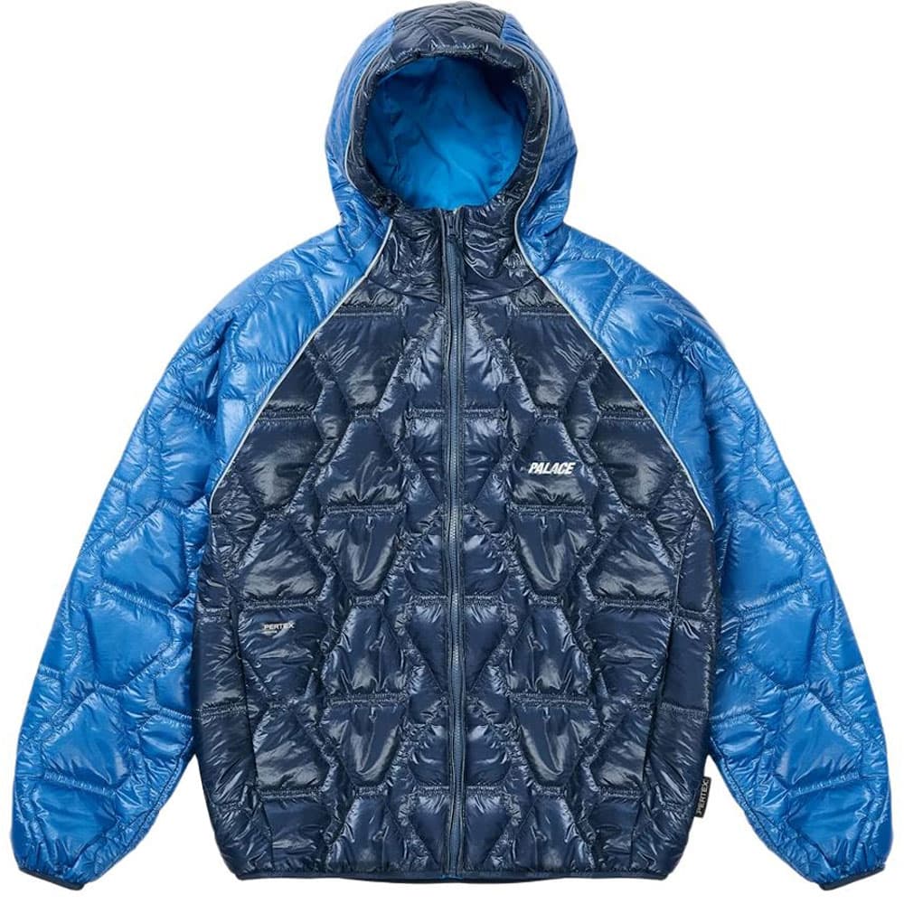 Зимняя куртка пуховик PALACE SS26 DROP7 PERTEX TRI NET JACKET BLUE - изображение 1