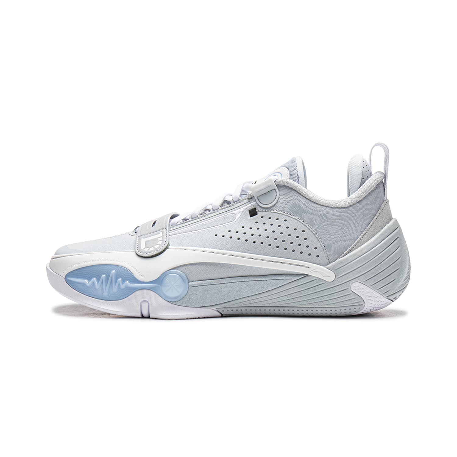 Кроссовки для баскетбола Li-Ning Wade All City 14 Амортизация Противоскользящая износостойкая Oтскок Лоу-топы Профессиональные баскетбольные кроссовки Мужской Микрокристаллический серый - изображение 1