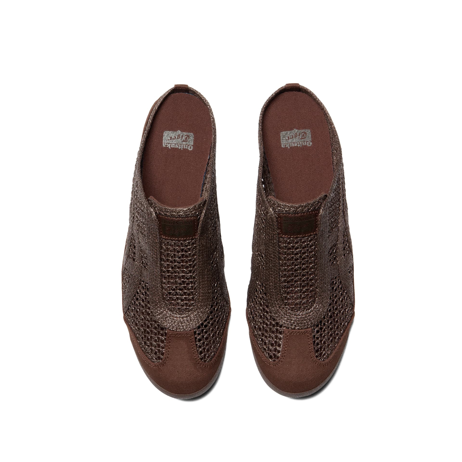 Сандалии Onitsuka Tiger MEXICO 66 SABOT Закрытые тапочки Унисекс Темно-кофейный - изображение 5