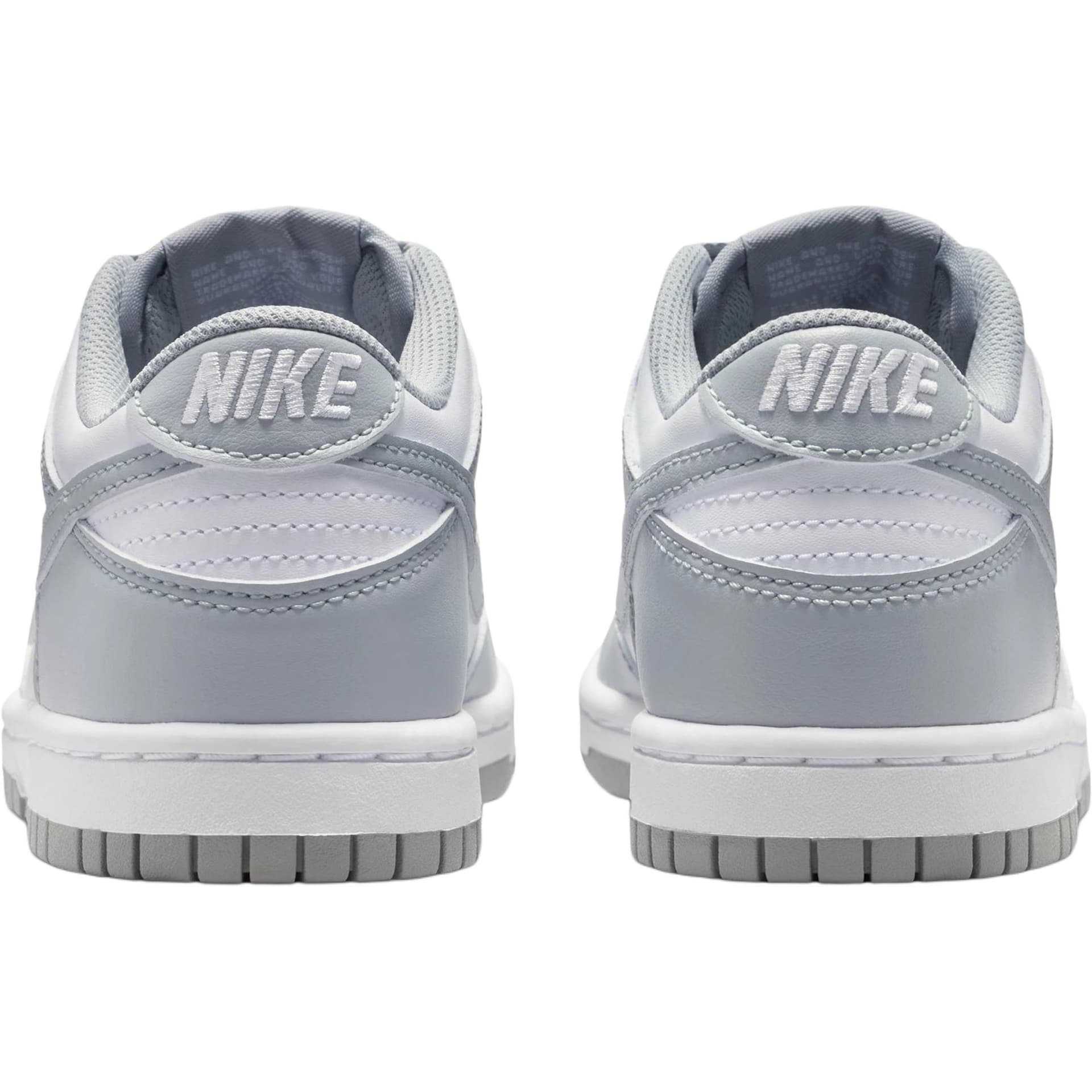 Кроссовки Nike Dunk Low Top Скейтборд Кроссовки Серые Детские - изображение 4