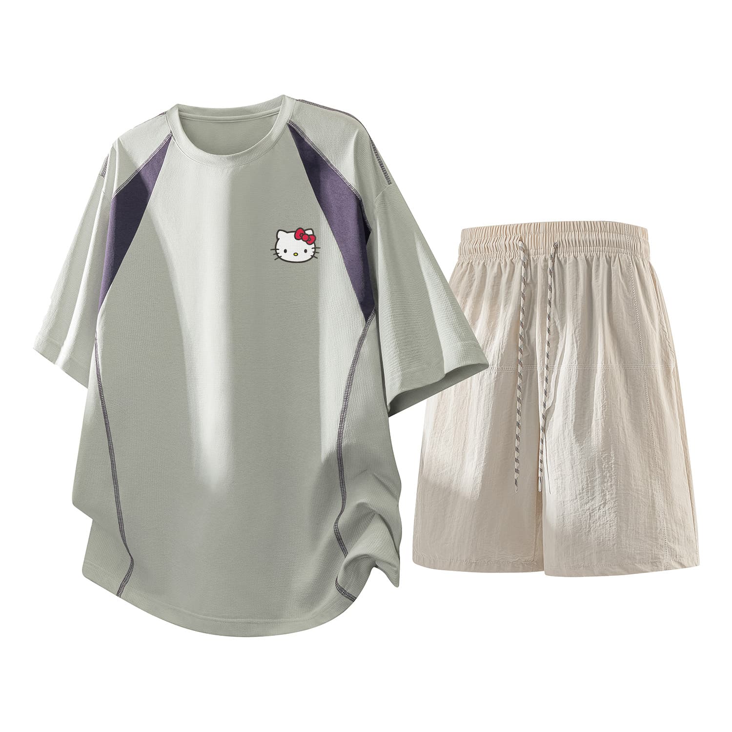 Спортивный костюм Sanrio Hello Kitty Casual Athletic Wear Unisex Санрио Hello Kitty Повседневная Спортивная Одежда Унисекс - изображение 1