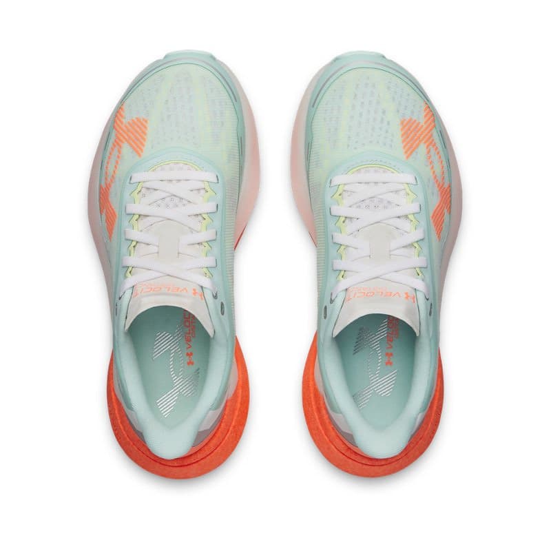 Кроссовки для бега Under Armour Velociti Distance Дышащий Поддержка Low Топ Марафон Беговые кроссовки Женские Свежий Мята - изображение 4