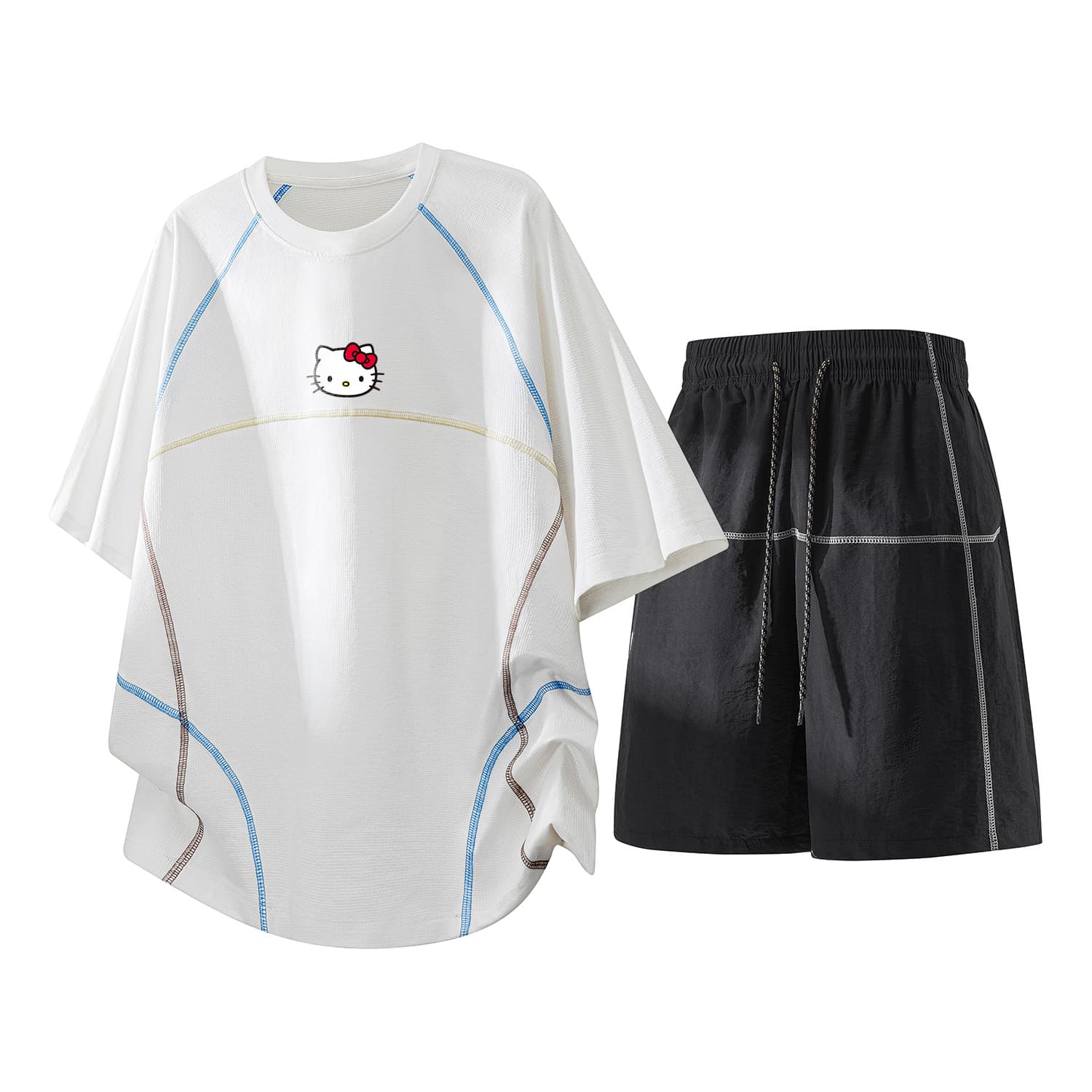 Спортивный костюм Sanrio Hello Kitty Casual Athletic Wear Unisex Санрио Hello Kitty Повседневная Спортивная Одежда Унисекс - изображение 1