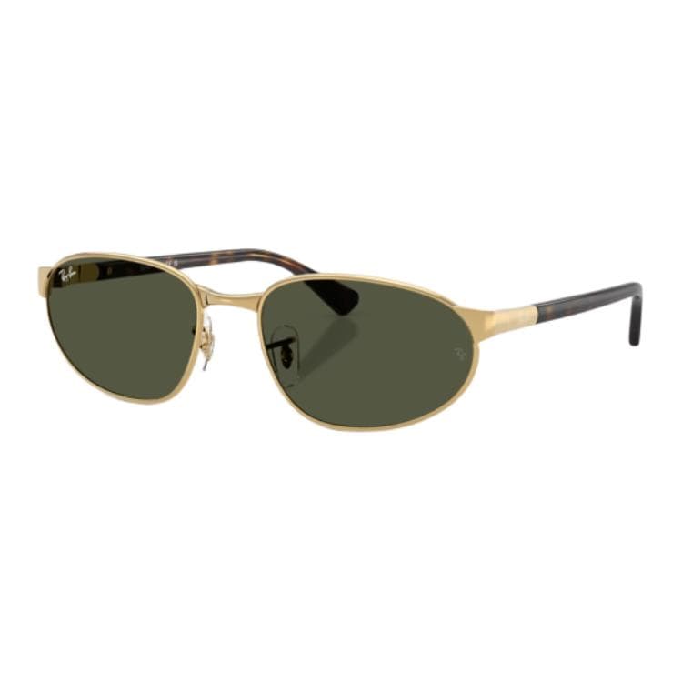 Солнцезащитные очки RayBan Металлические Очки для Солнца Унисекс Золото - изображение 1