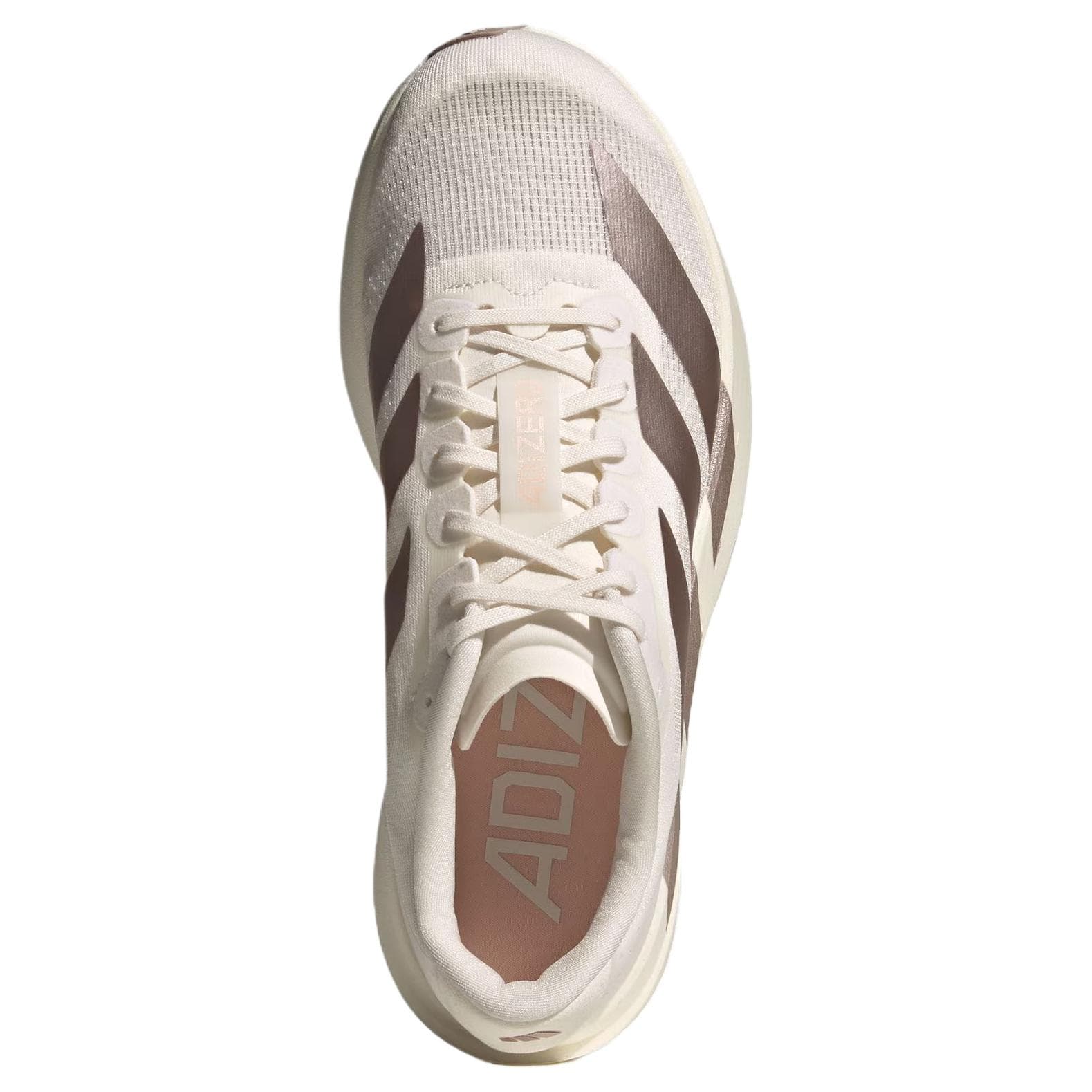 Кроссовки для бега Adidas Adizero EVO SL Увеличение роста Лоу-топы Марафон Гонки Беговые кроссовки Женские Экрю - изображение 3