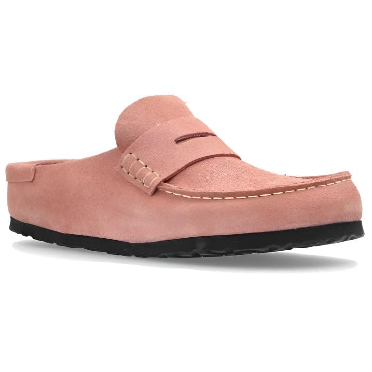 Сандалии Birkenstock Naples Отсутствие специальных функций Закрытые тапочки Женские Розовый Узкая версия - изображение 5