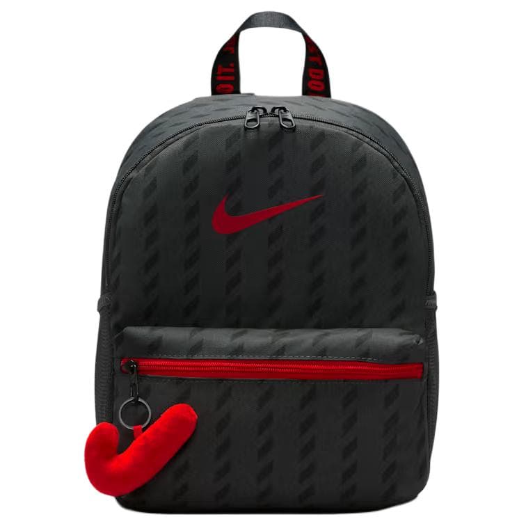 Рюкзак Nike JDI Полиэстеровый Рюкзак Мини-Версия Детский Черный и Университетский Красный - изображение 1