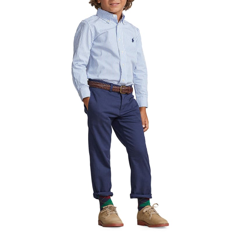 Polo Ralph Lauren Рубашка SS23 Синий Детский - изображение 3