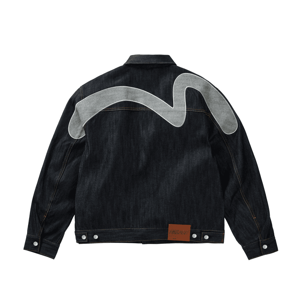Джинсовая куртка PALACE EVISU PALACE x EVISU SS26 DROP8 - изображение 2