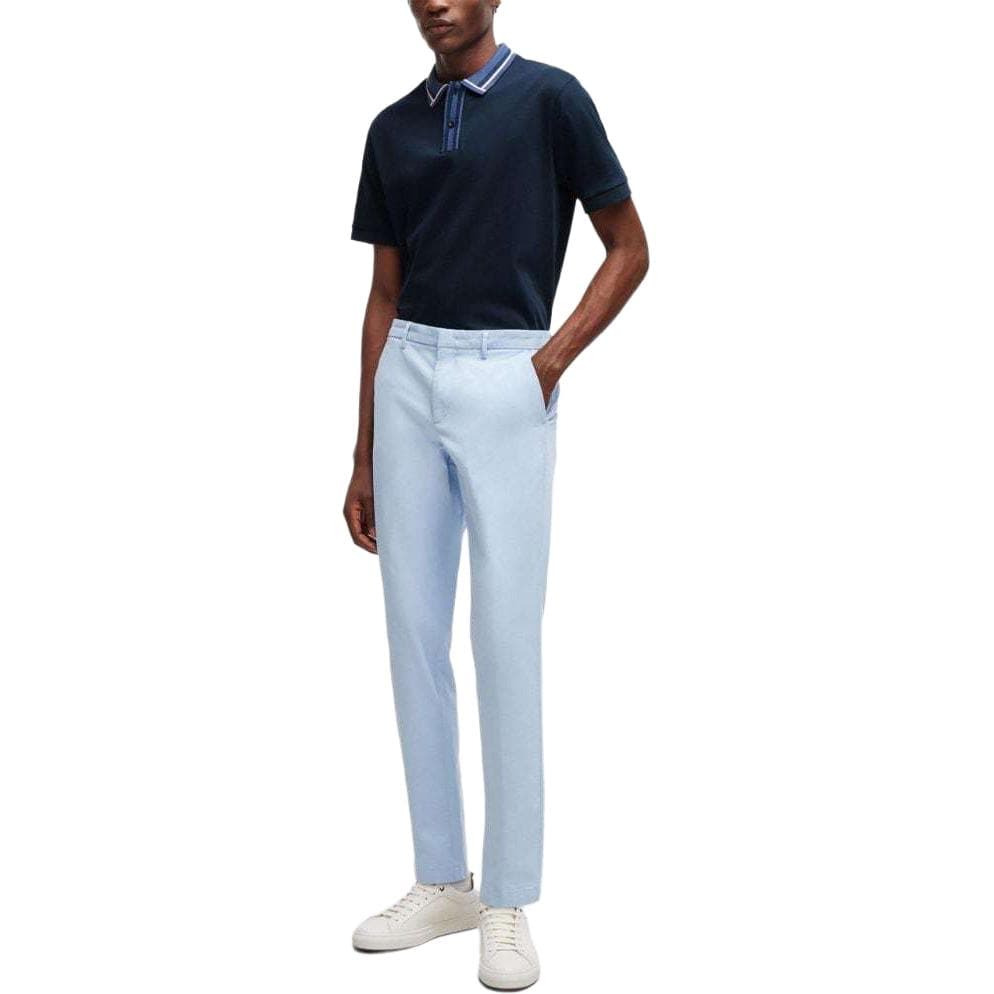 Поло HUGO BOSS Mercerised Cotton Slim Fit Polo Shirt With Contrast Stripes Polo - изображение 2