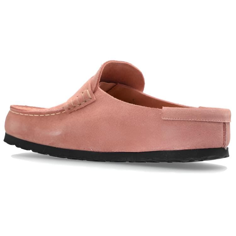 Сандалии Birkenstock Naples Отсутствие специальных функций Закрытые тапочки Женские Розовый Узкая версия - изображение 4