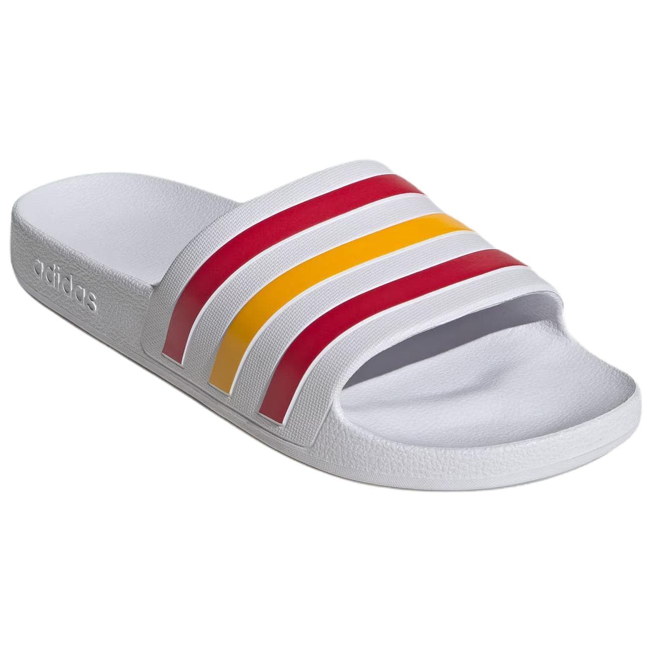 Сандалии adidas Adilette Аква ЭВА Шлепанцы Унисекс Белый Красный - изображение 3