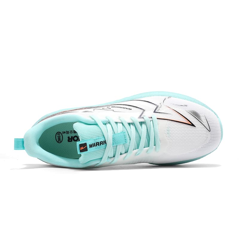 Кроссовки для бега Кроссовки Warrior Low Top Белые Черные Циановые Унисекс - изображение 3
