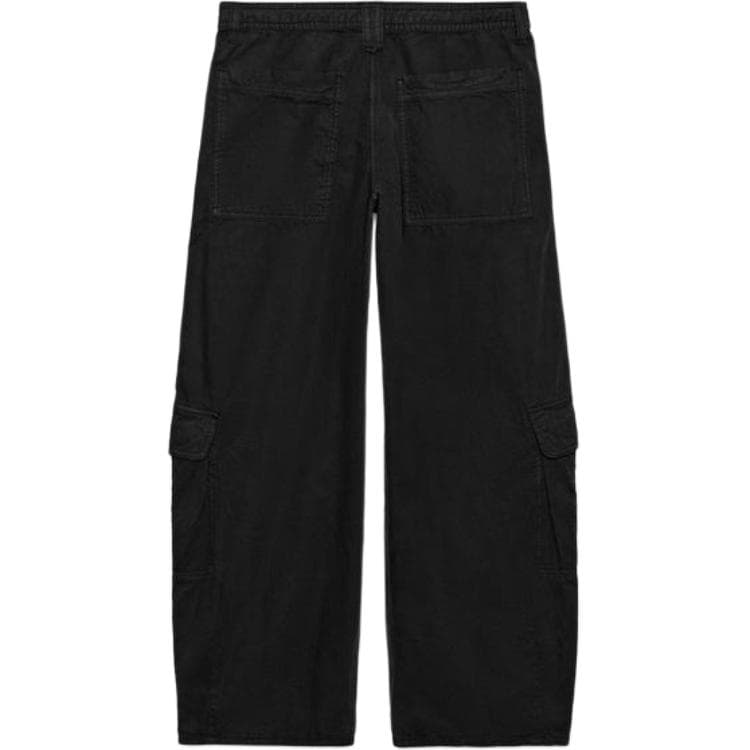 ZARA Черные Женские Карго Брюки - изображение 2