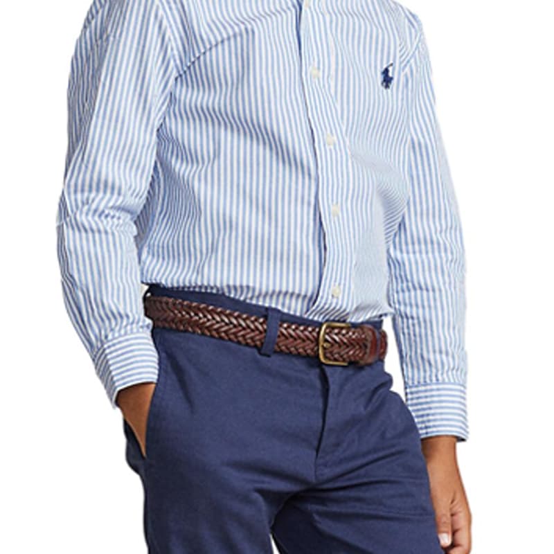 Polo Ralph Lauren Рубашка SS23 Синий Детский - изображение 4