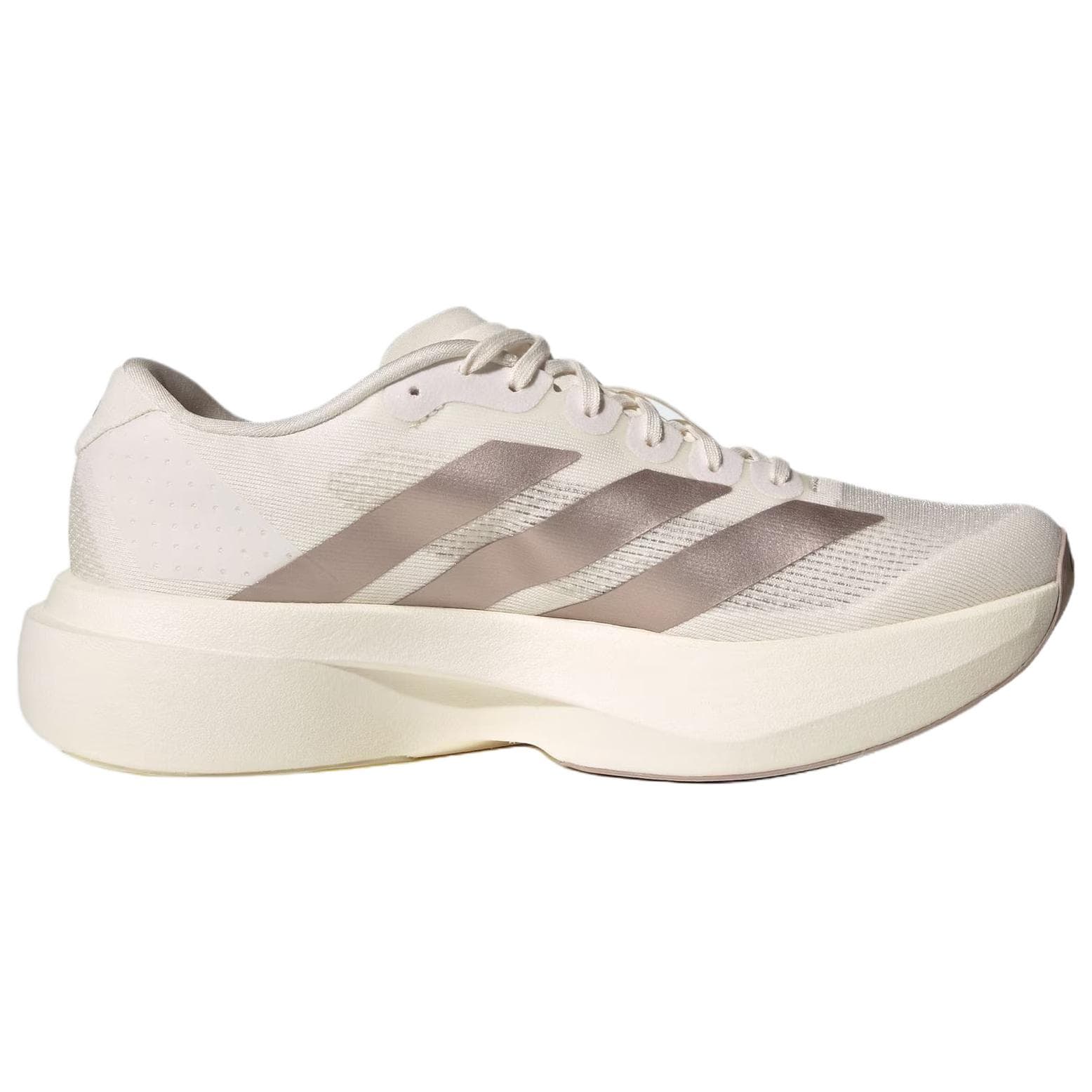 Кроссовки для бега Adidas Adizero EVO SL Увеличение роста Лоу-топы Марафон Гонки Беговые кроссовки Женские Экрю - изображение 2