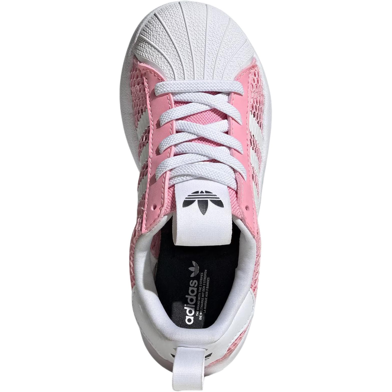 Кроссовки Adidas Originals AdiFOM Superstar 360 Low Топ Скейтборд Обувь Светло-розовый Детский - изображение 3