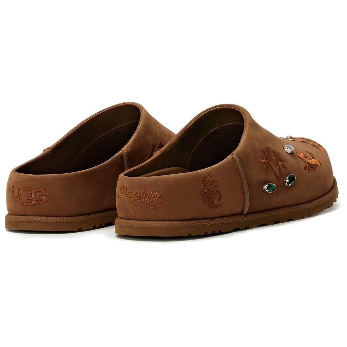 Сандалии UGG X Randomevent Закрытые тапочки Женские Коричневый - изображение 4