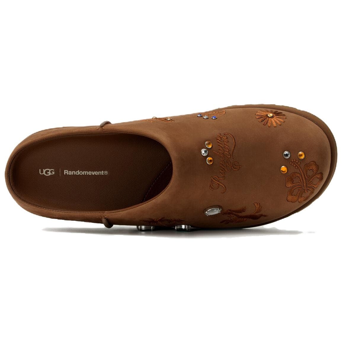 Сандалии UGG X Randomevent Закрытые тапочки Женские Коричневый - изображение 3