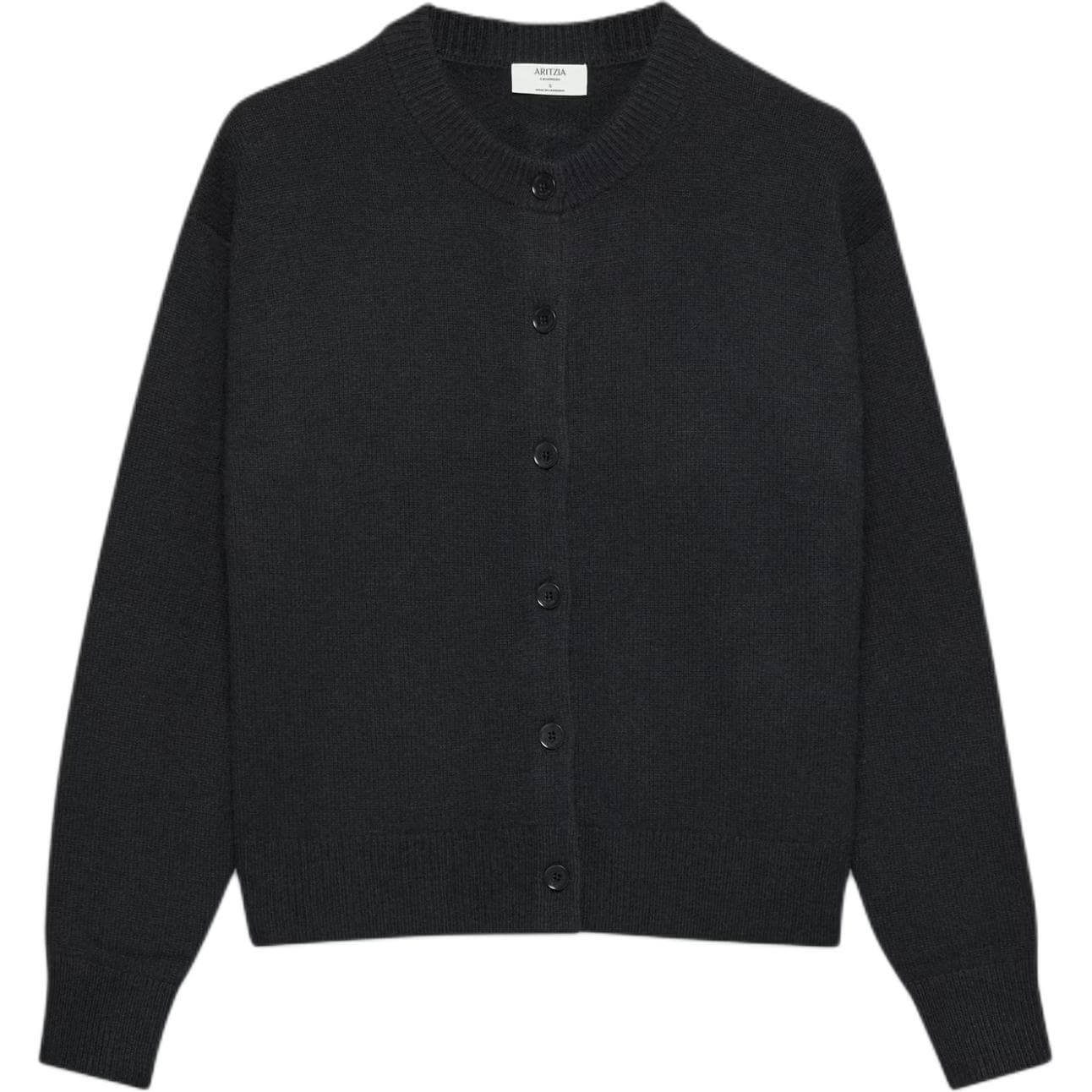 ARITZIA SS26 V Плюшевый свитер с круглым узором женский - изображение 1