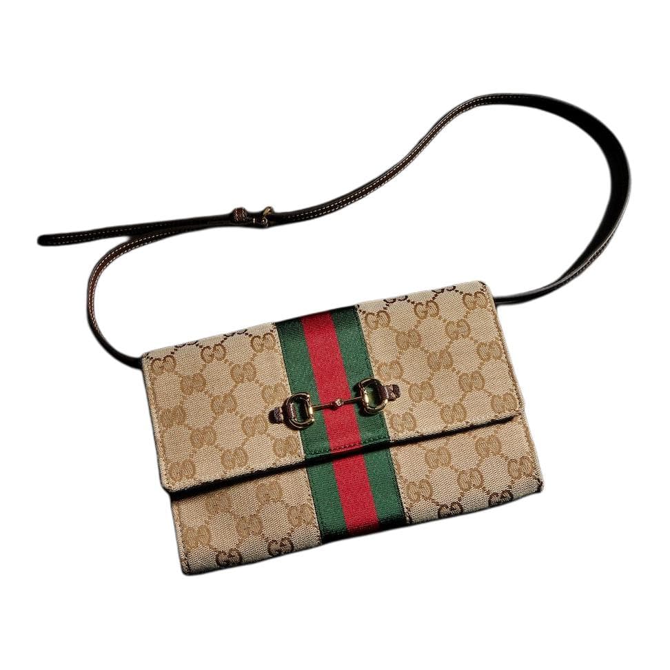 Сумка через плечо GUCCI Horsebit G - изображение 4