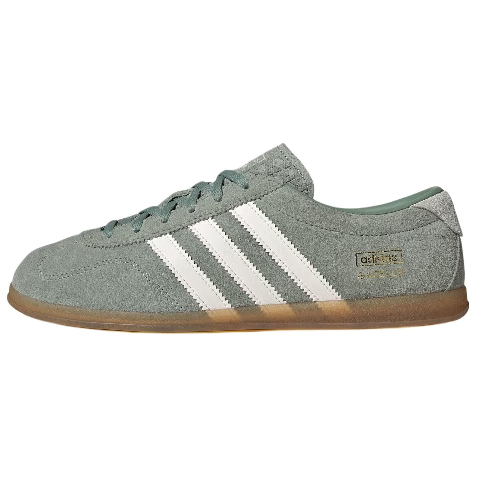 Кроссовки Adidas Originals Gazelle Low Скейтборд Обувь Женская Пыльно-Зеленая - изображение 1