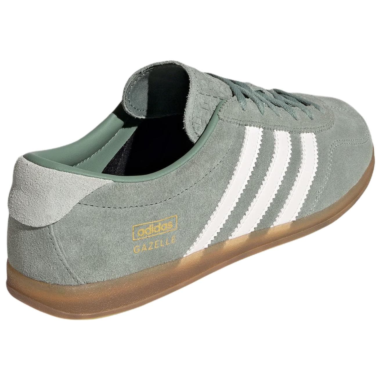 Кроссовки Adidas Originals Gazelle Low Скейтборд Обувь Женская Пыльно-Зеленая - изображение 4