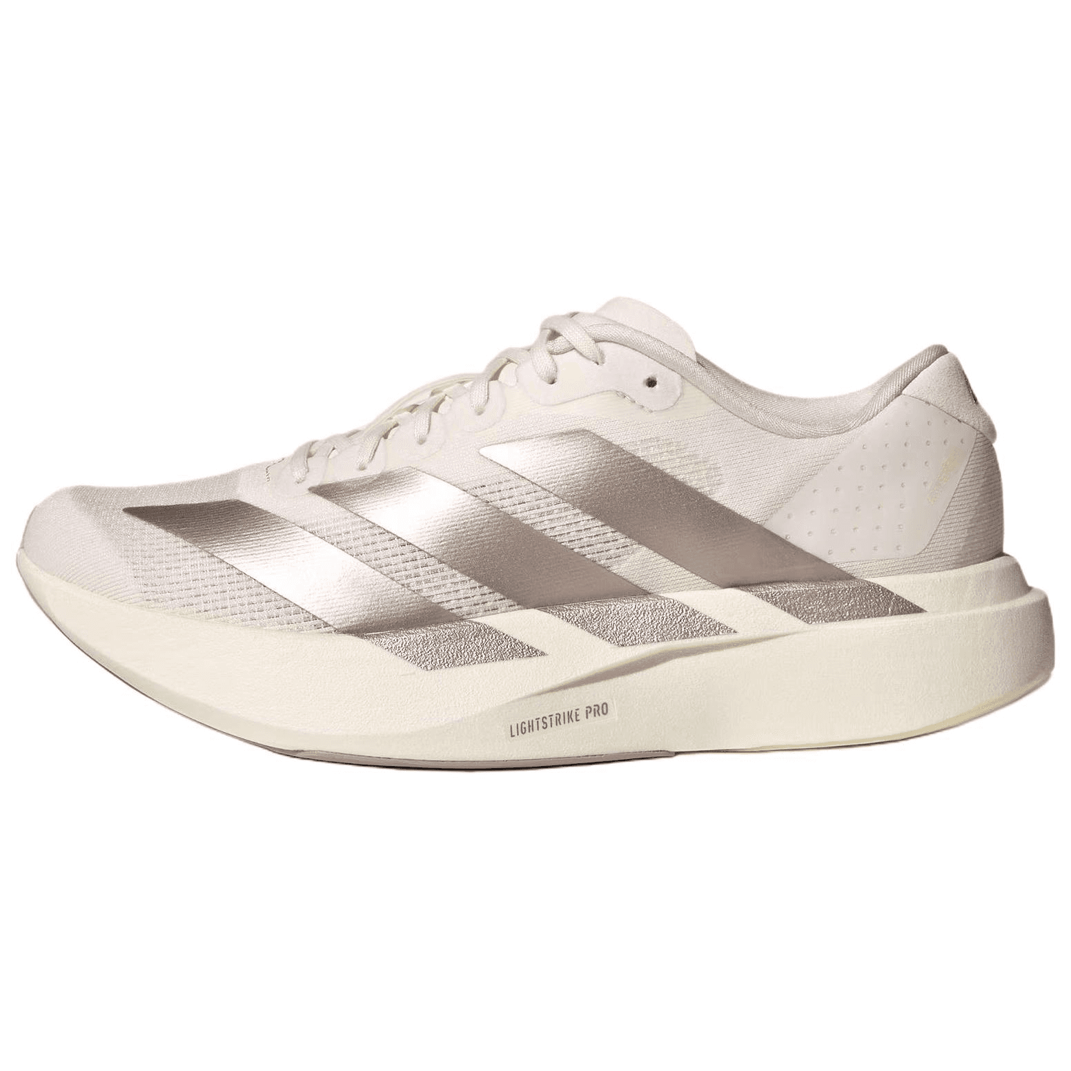 Кроссовки для бега Adidas Adizero EVO SL Увеличение роста Лоу-топы Марафон Гонки Беговые кроссовки Женские Экрю - изображение 1