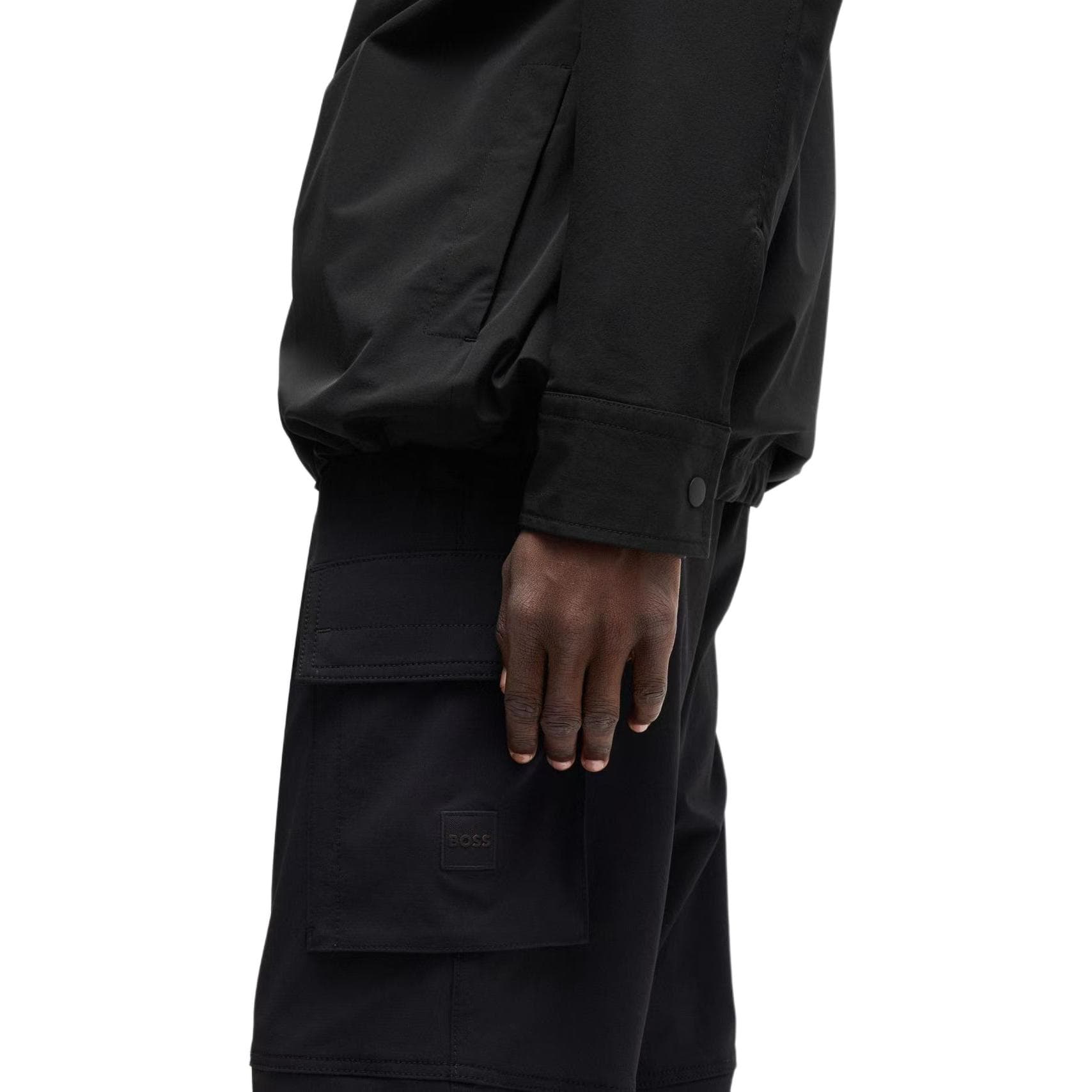 Куртка HUGO BOSS FW24 Куртки и Пальто Мужской Черный - изображение 5