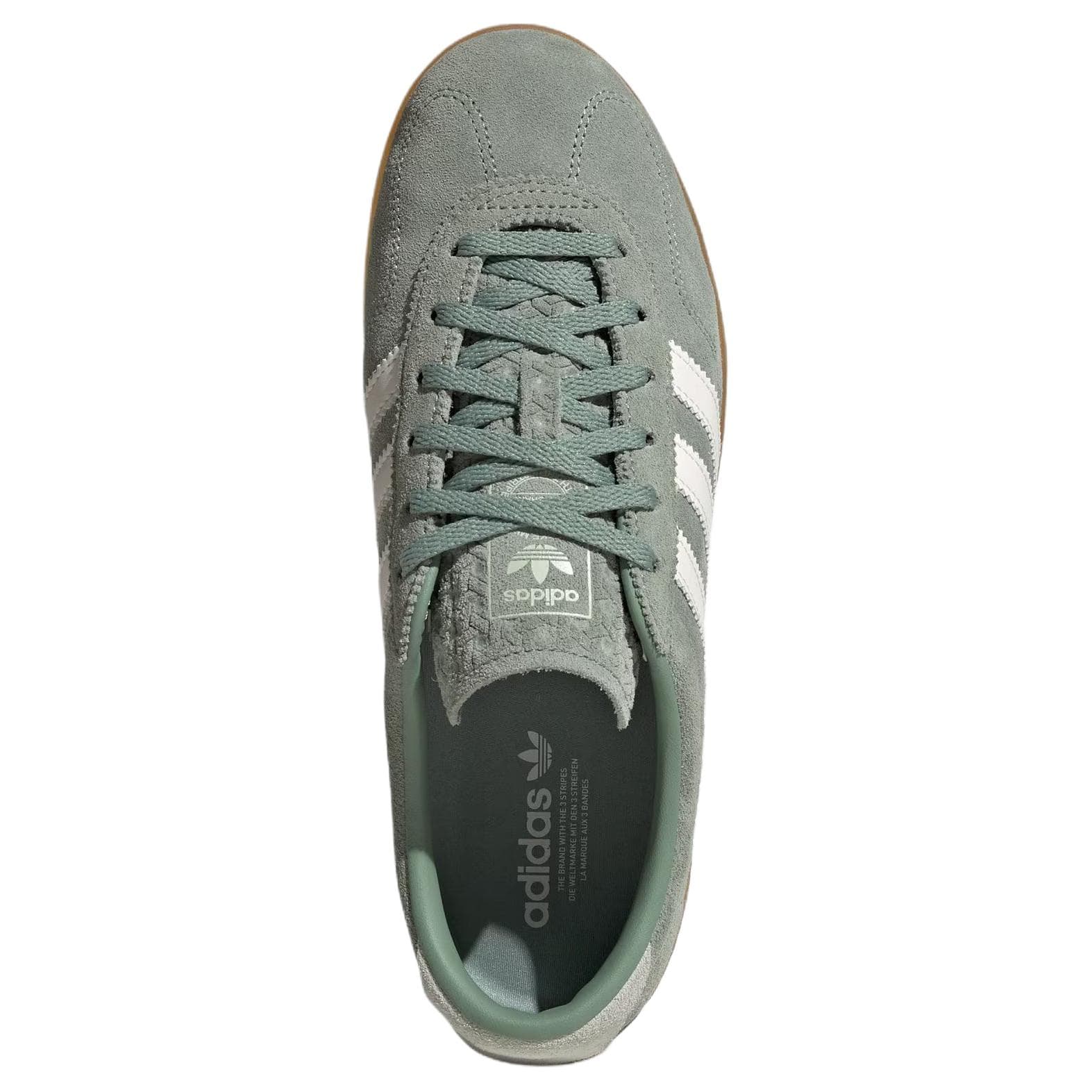Кроссовки Adidas Originals Gazelle Low Скейтборд Обувь Женская Пыльно-Зеленая - изображение 5