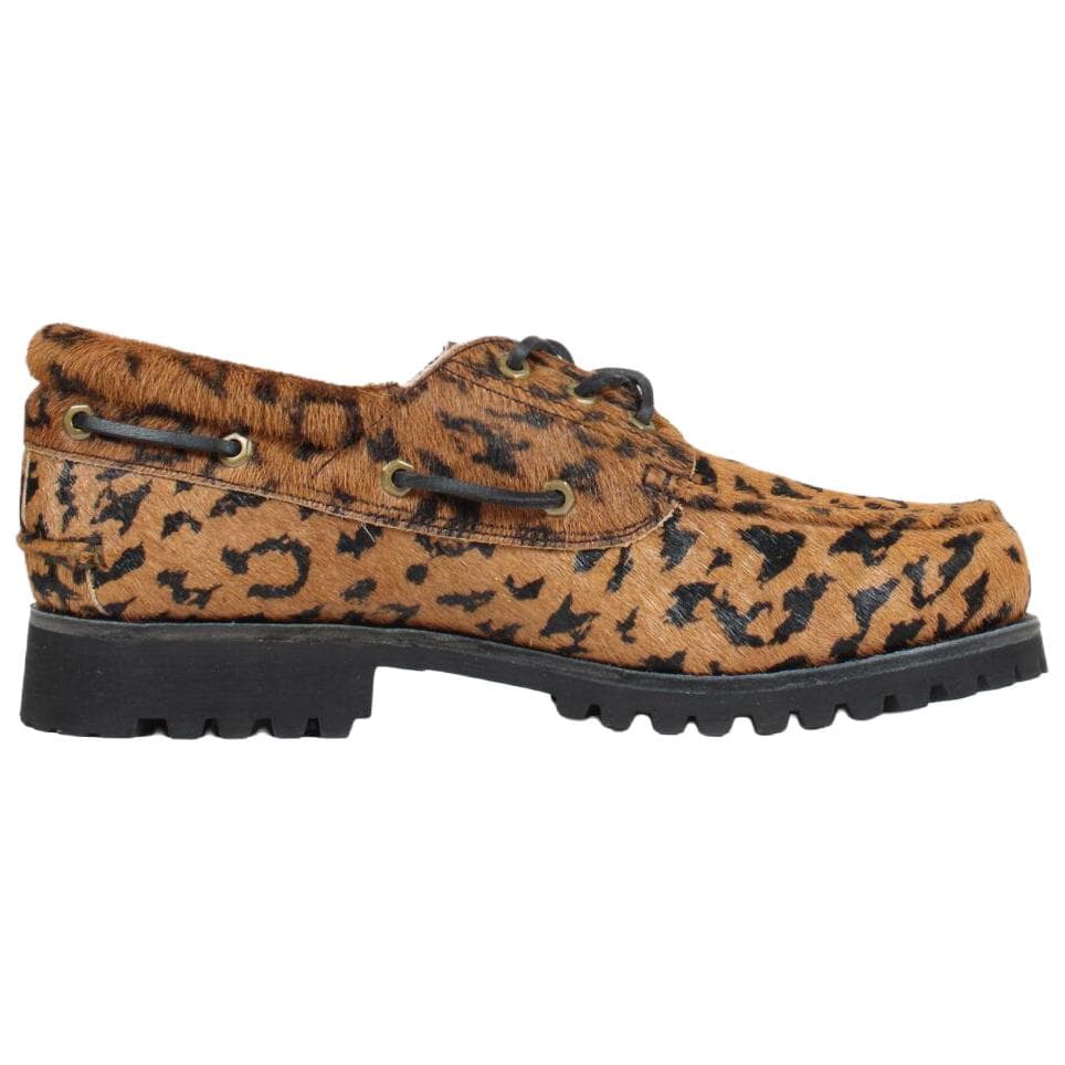 Timberland x WACKO MARIA 3 Eye Топсайдеры Мужские Леопардовый Коричневый - изображение 2