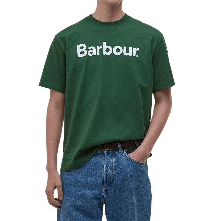 Футболка Barbour SS25 T Рубашка Мужская Зеленая - изображение 3