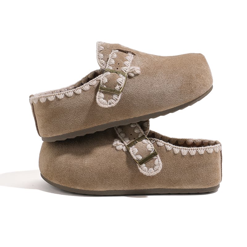 Сандалии HUANQIU Ремни Ткани вязаные Обувь Birkenstock Женская - изображение 4