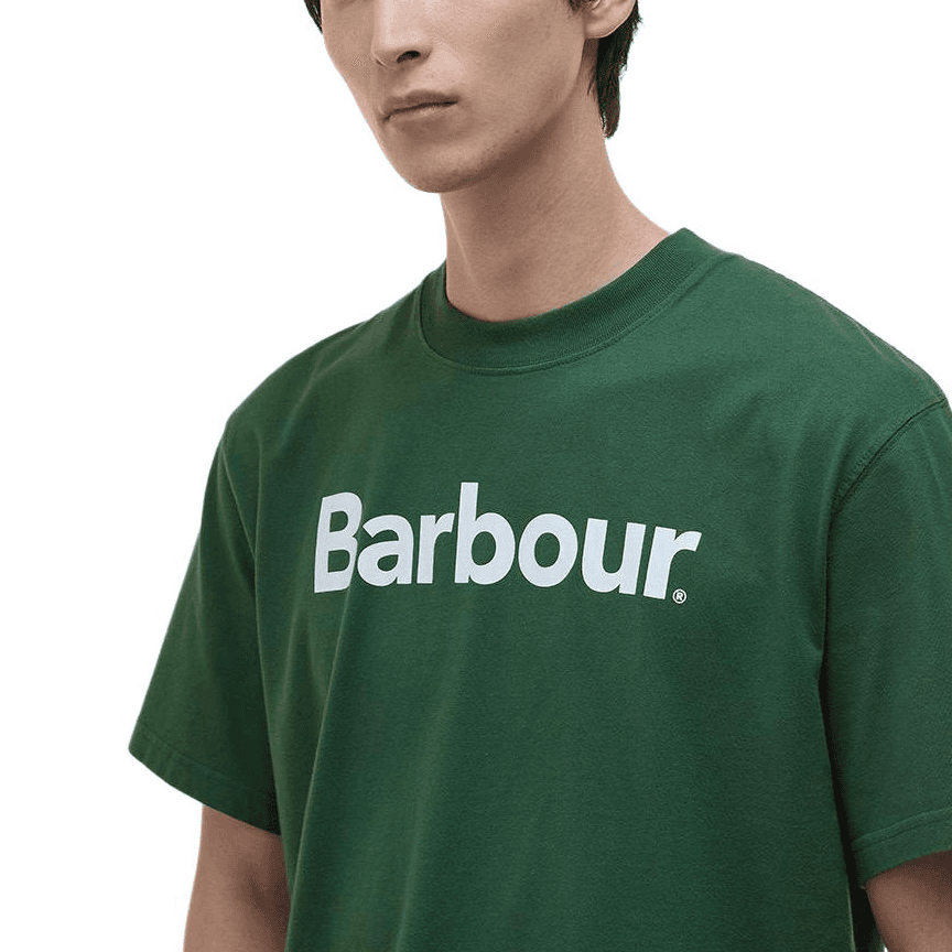 Футболка Barbour SS25 T Рубашка Мужская Зеленая - изображение 5