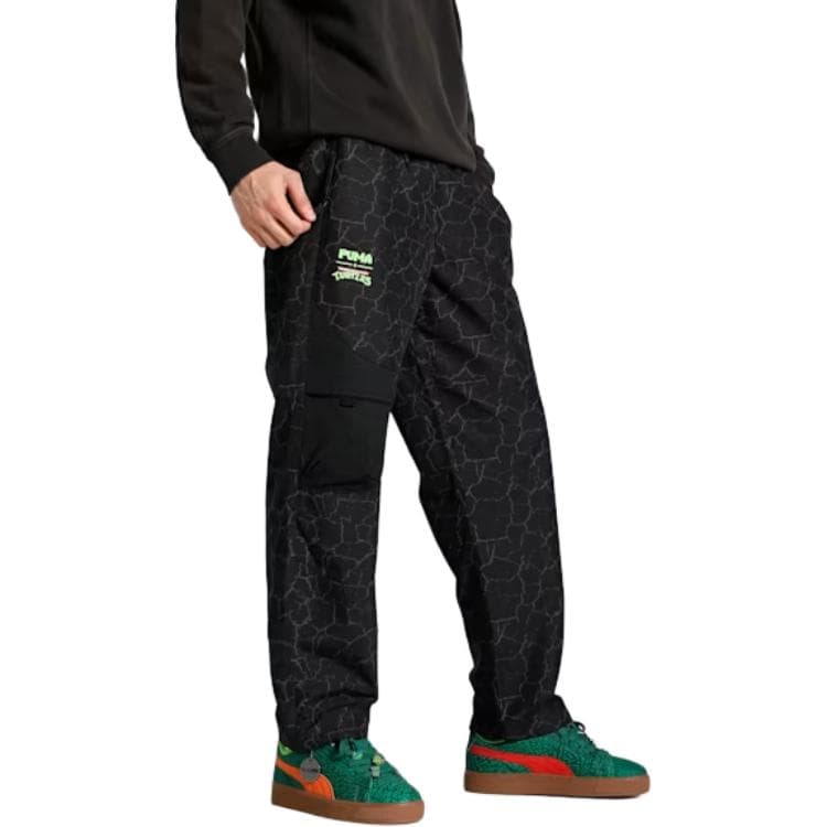 Штаны PUMA Черные Мужские Карго Брюки - изображение 4