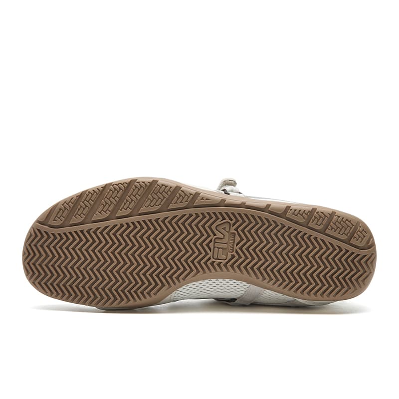 Кроссовки FILA TURBO SANDAL Дышащий Легкий Низкий Верх Повседневная Обувь Женская Стандартная Белая Без рисунка Серый - изображение 6