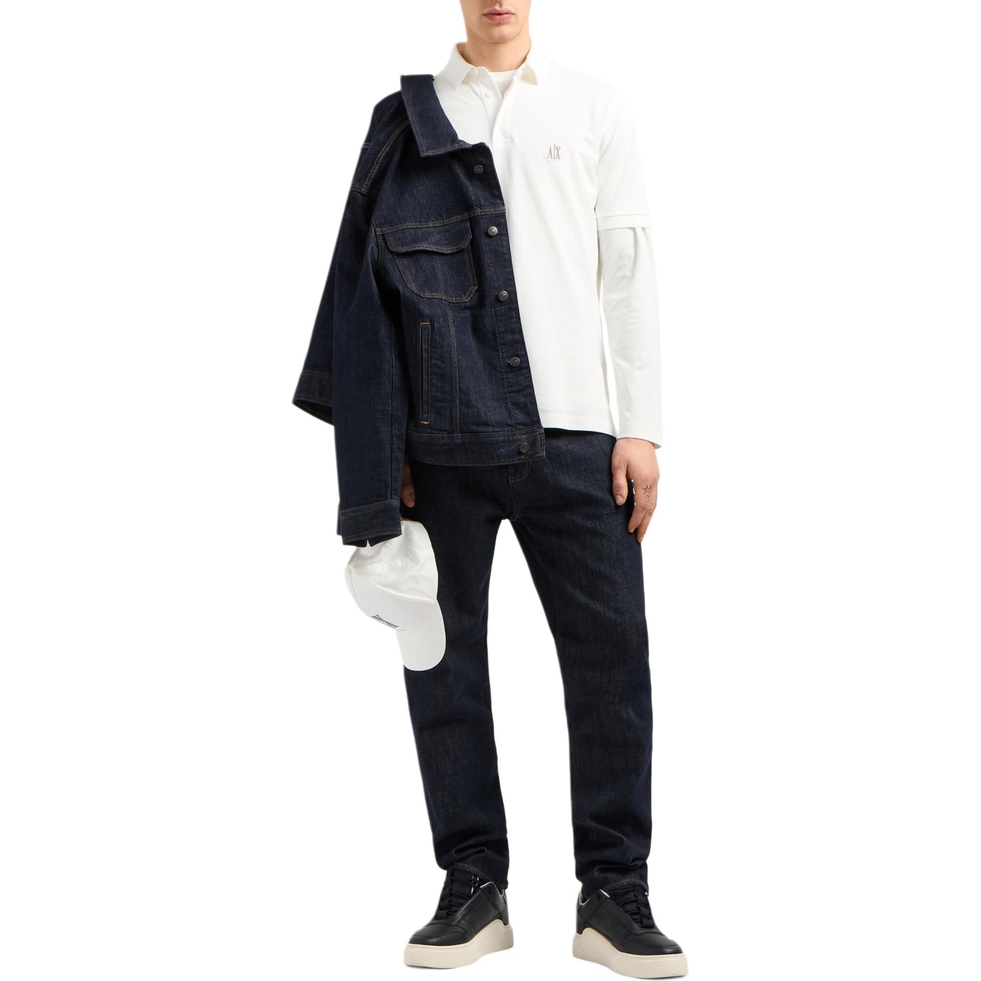 Футболка ARMANI EXCHANGE AE T Рубашка Мужская Экрю - изображение 4