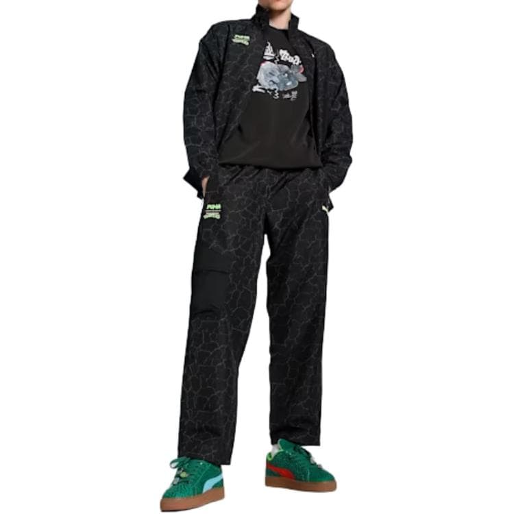 Штаны PUMA Черные Мужские Карго Брюки - изображение 3