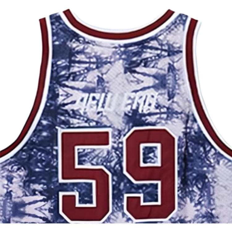 Баскетбольная майка New Era Tie-Dye Basketball Vest Purple - изображение 8