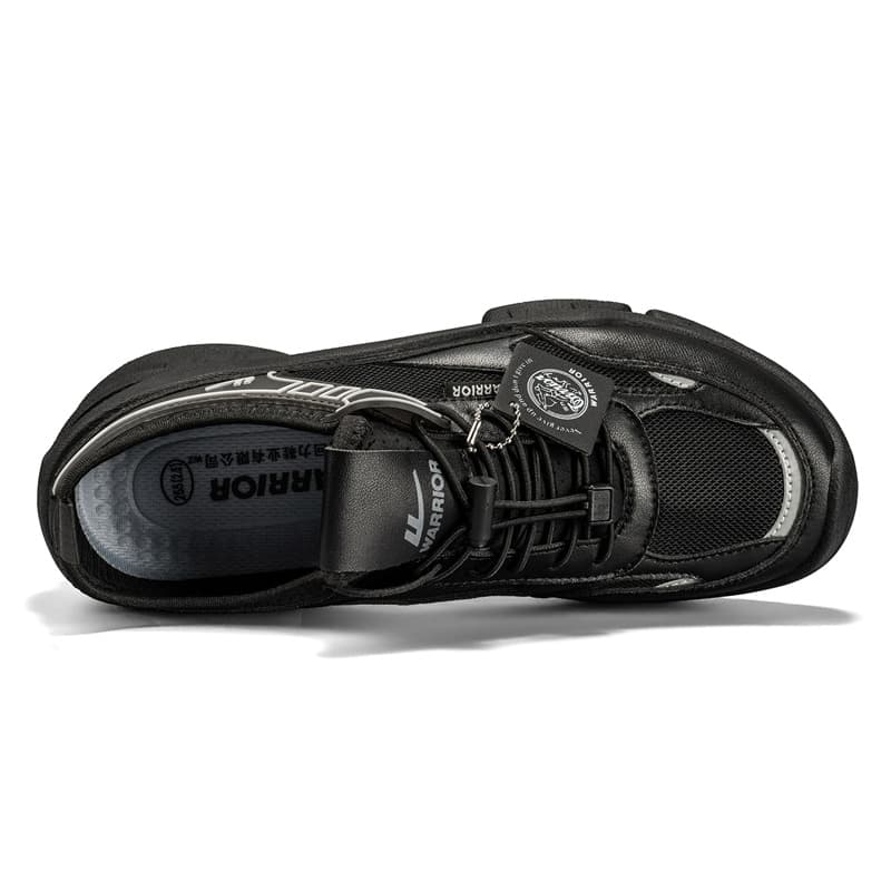 Кроссовки Warrior Moisture Wicking Покрытие Устойчивое к истиранию Низкий Топ Повседневная Обувь Мужская Черная - изображение 3