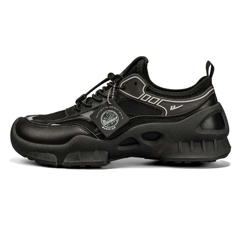 Кроссовки Warrior Moisture Wicking Покрытие Устойчивое к истиранию Низкий Топ Повседневная Обувь Мужская Черная - изображение 1
