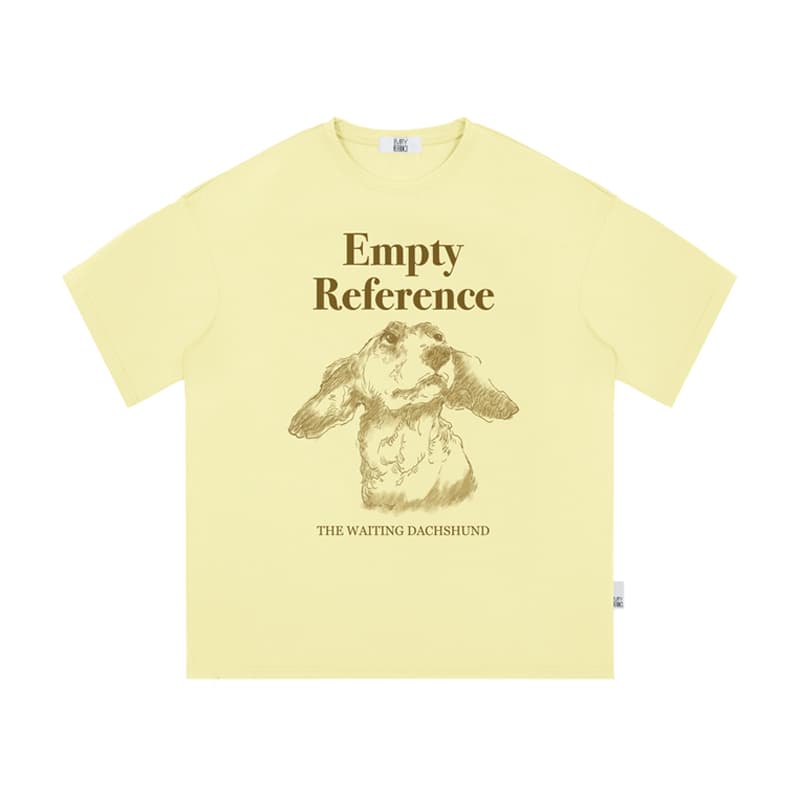 Футболка EMPTY REFERENCE Желтый Мужской Футболки - изображение 1