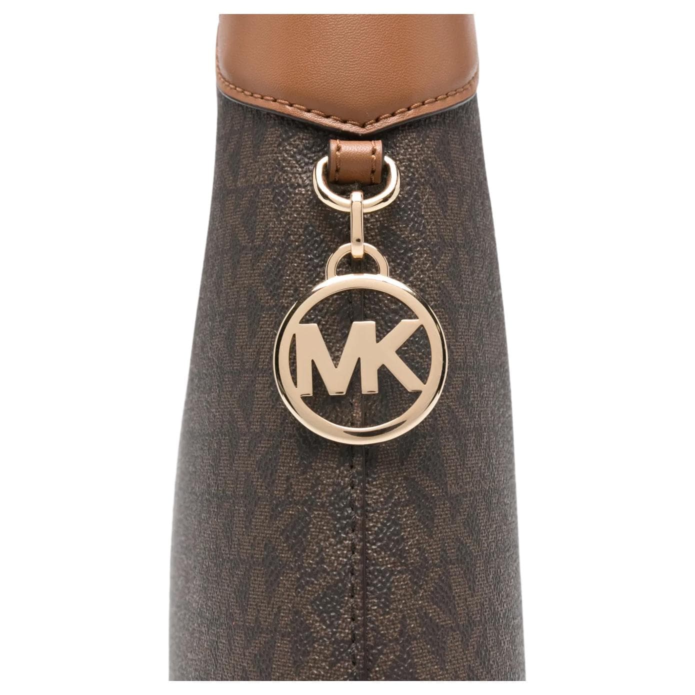Мини-сумка MICHAEL KORS Сумка через плечо из искусственной кожи большая женская темно-коричневая и желудочно-коричневая - изображение 4