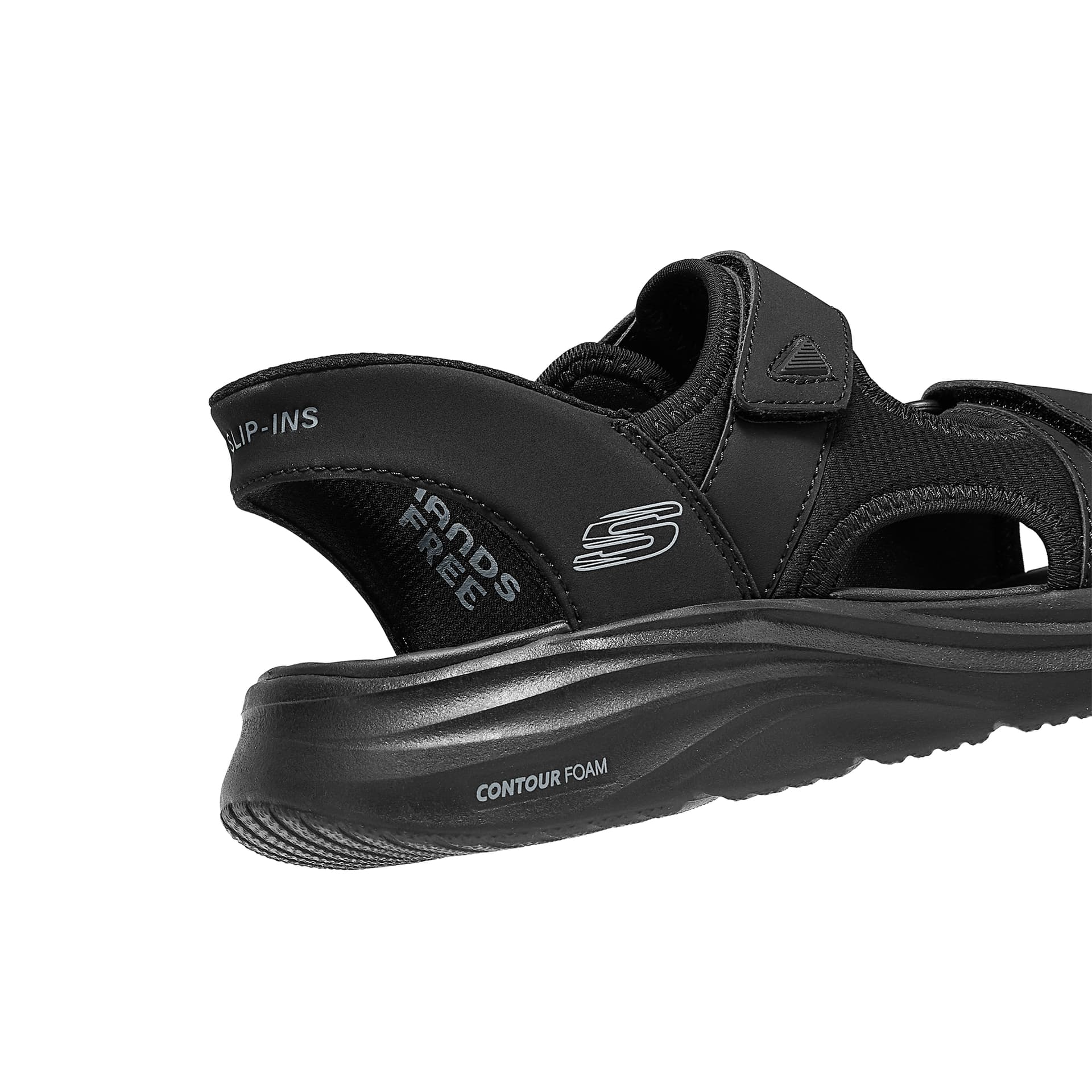 Сандалии с ремешком Skechers Cloud Trail Текстиль Синтетическая кожа Пляжные сандалии Мужские Черные - изображение 4