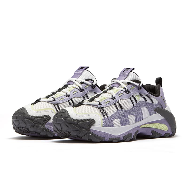 Кроссовки FILA FUSION EXOCET II Mountains Shoe 2 визуально увеличивает рост Низкий Топ Толстая Подошва Женские Далекий Фиолетовый - изображение 3